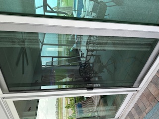 gutter cleaning result